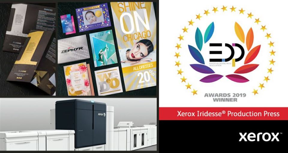 Xerox Iridesse спечели наградата на European Digital Press Association за иновации в дигиталното производство